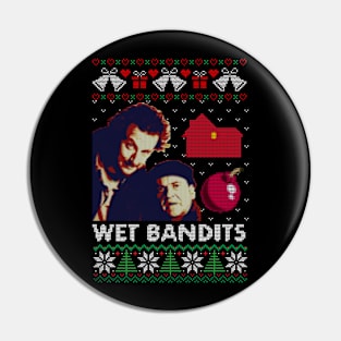 the wet bandits ugly sweater Pin