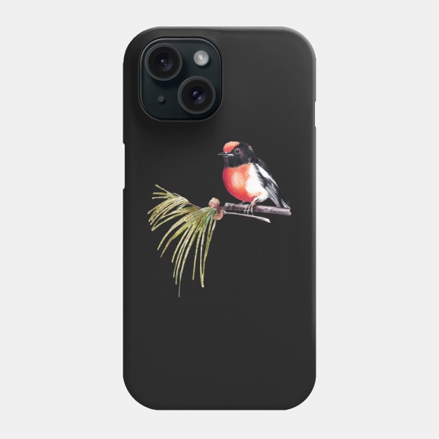 Scarlet Robin Phone Case by PollaPosavec