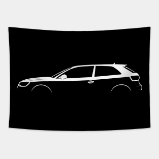 Audi A3 (8V) Silhouette Tapestry