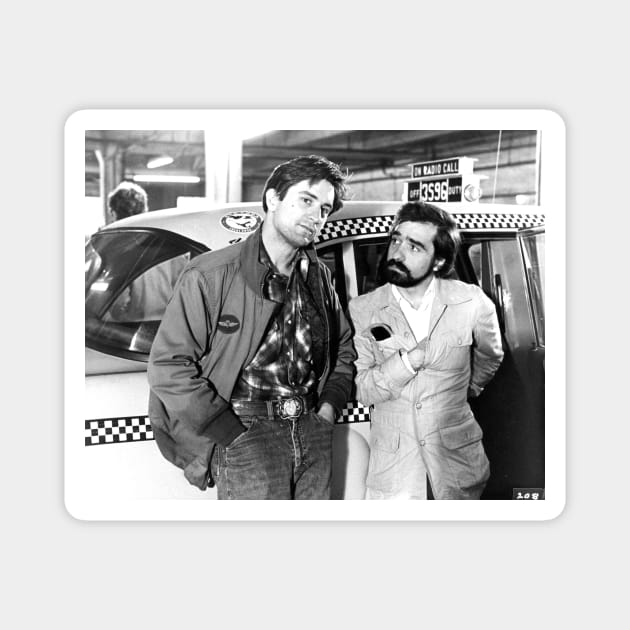 Taxi Driver - Robert De Niro and Martin Scorsese Magnet by Paskwaleeno