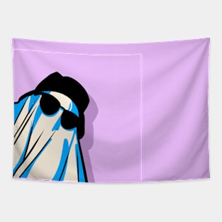 Cute Ghost Design Tapestry