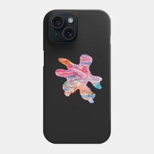 abstract art watercolor cell organic stain Phone Case