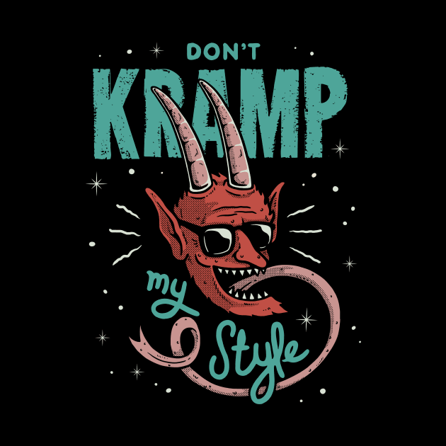 Krampus "Don't Kramp My Style" by dumbshirts