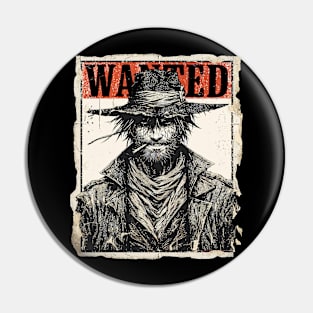 Wanted Poster Pin