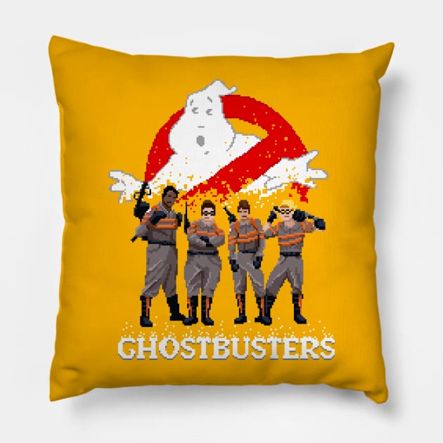 Ghostbusters Pillow by craycrayowl