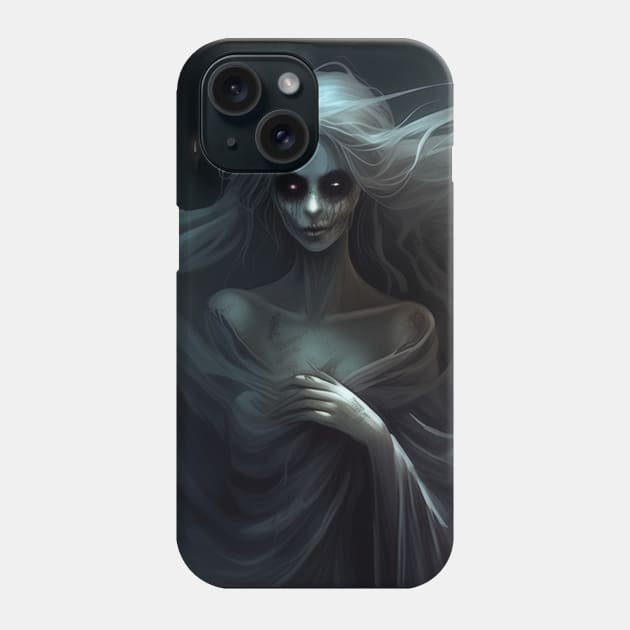 Ghostly beautiful siren Phone Case by Dark Art World