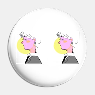 Pop art mug Pin