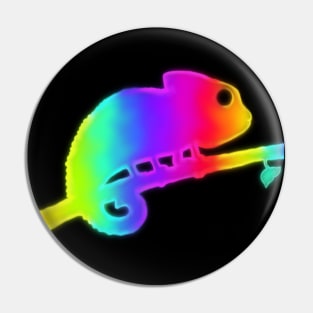 Chameleon Rainbow Pin