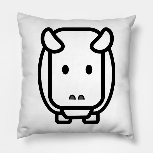 MooCow Pillow by Mootations