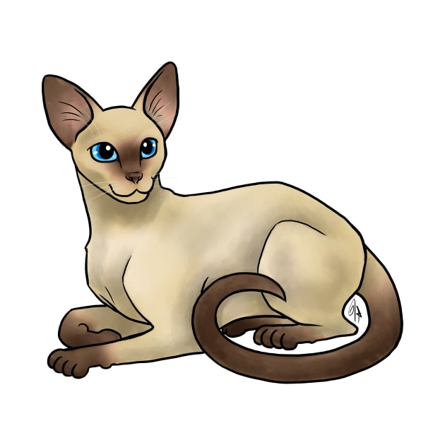 Cat - Siamese - Cinnamon Point by Jen's Dogs Custom Gifts and Designs