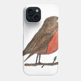 The Melancholy Robin Phone Case