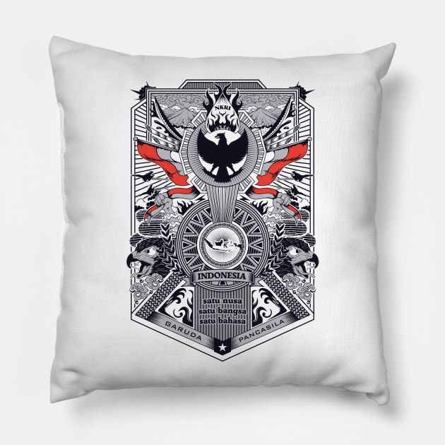 Garuda Pancasila Pillow by ginanperdana