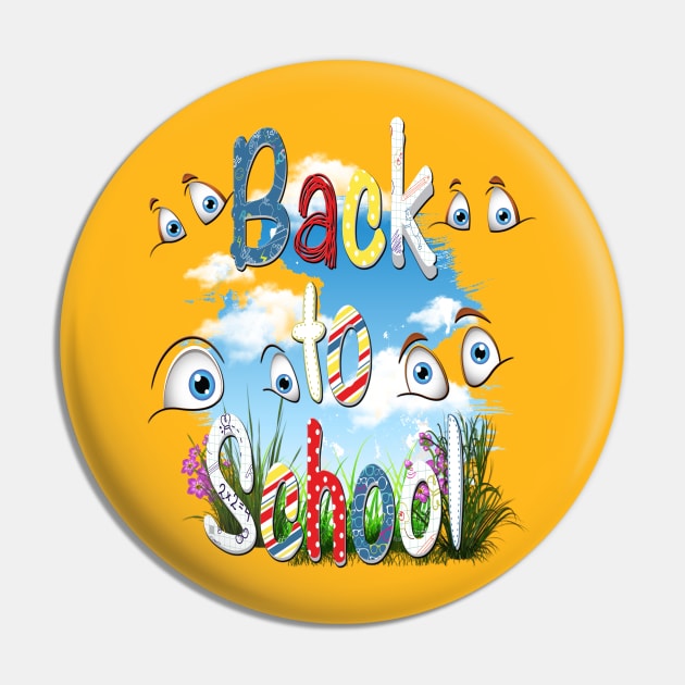 Back to School Pin by Just Kidding by Nadine May