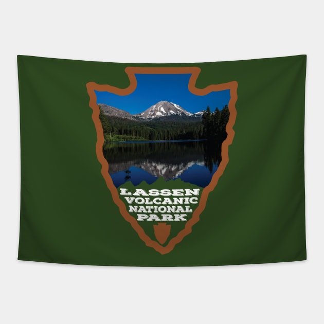 Lassen Volcanic National Park arrowhead Tapestry by nylebuss