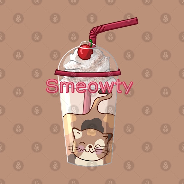 Smeowty Cat Smoothie Pun by TheQueerPotato