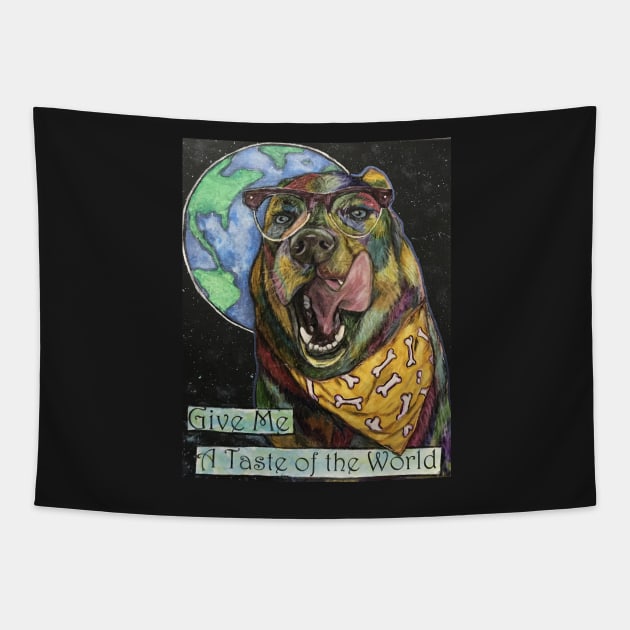 World traveling Max Tapestry by Artladyjen