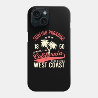 California West Coast Surf Phone Case