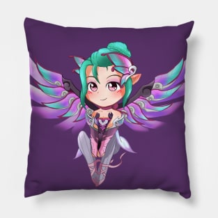 Sugar Plum Mercy (Purple Wings) Pillow