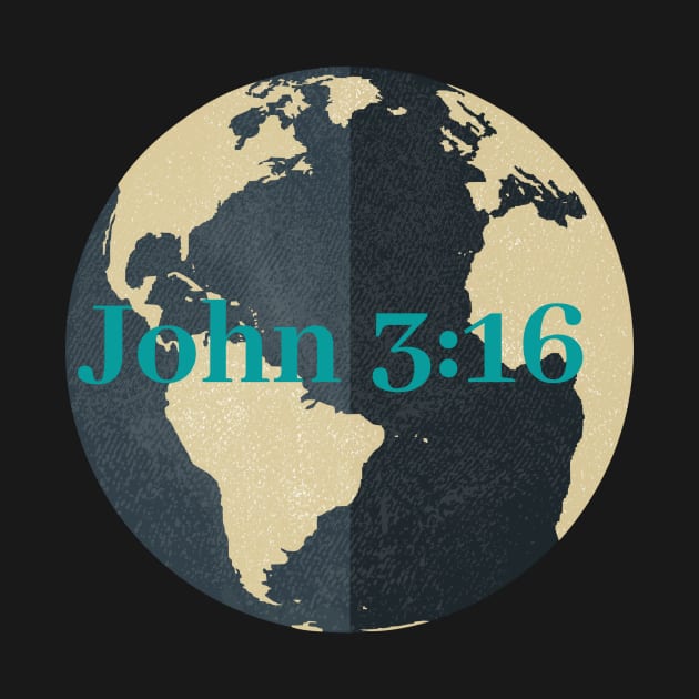 john 3:16 world logo by Lindseysdesigns