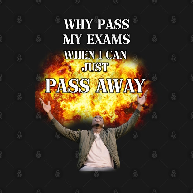 why pass my exams when i can just pass away by InMyMentalEra