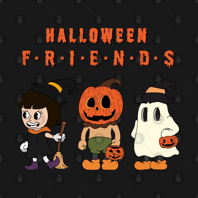 Halloween friends by Giraroad