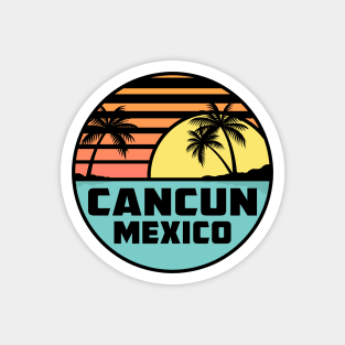 Cancun Mexico Tropical Beach Surfing Scuba Surf Vacation Magnet