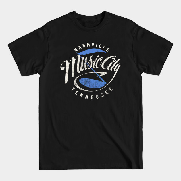 Nashville Music City USA Vintage - Nashville - T-Shirt