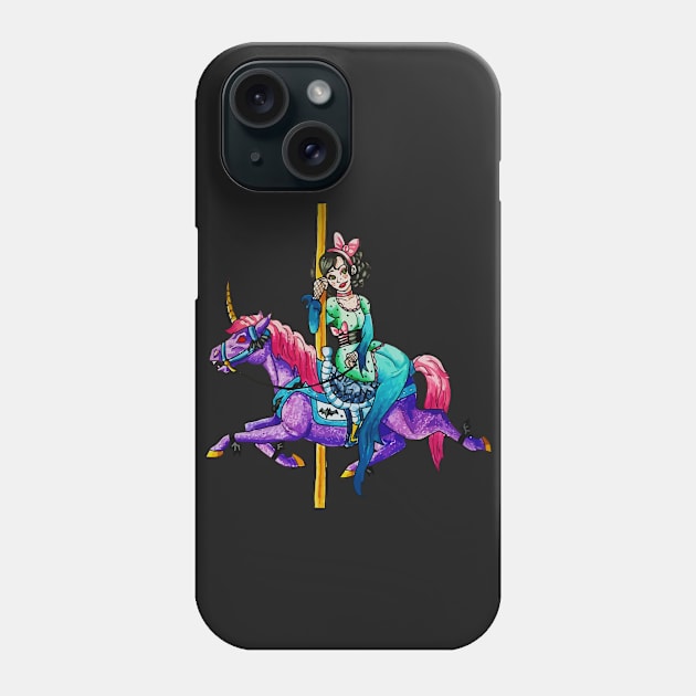 Pastel Goth Carousel Phone Case by HomicidalHugz