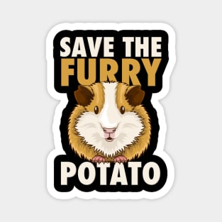 Furry Potato T-Shirt guinea pig lover gift Magnet