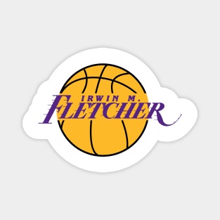 FLETCH - Irwin M Fletcher - LA Lakers Style Magnet