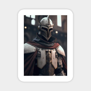 Sci Fi Templar Knight Magnet