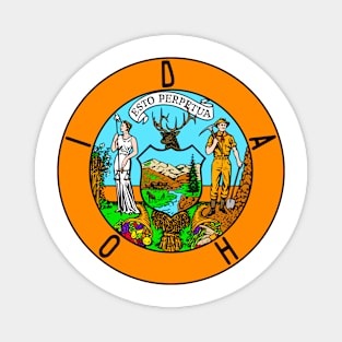 Idaho Flag Decal Magnet