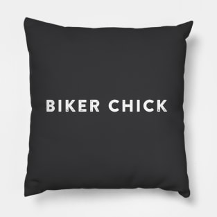 biker chick Pillow