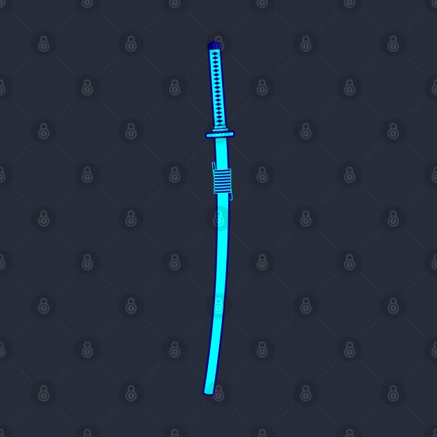 Katana (aqua blue) by PabloDeChenez