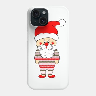 Striped Santa Phone Case