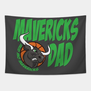 Mavericks Dad Green Tapestry