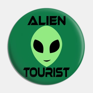 Alien Tourist Pin