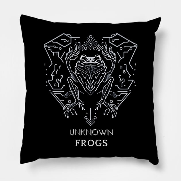 Design for exotic pet lovers - frogs Pillow by UNKNOWN COMPANY