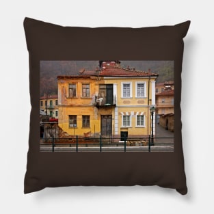 House with split personality Pillow