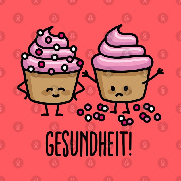 Gesundheit! Bless you sneezing cupcakes sprinkles by LaundryFactory