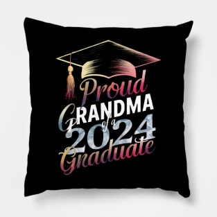 Proud Graduate 2024 Grandma Pillow