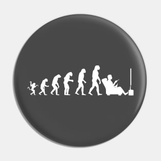 Human evolution - Binge watching TV Pin