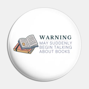 Book Addict Behavior Pin