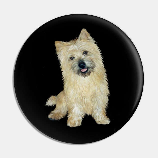 Wheaten Cairn Terrier - Just the Dog Pin by Dogs Galore and More