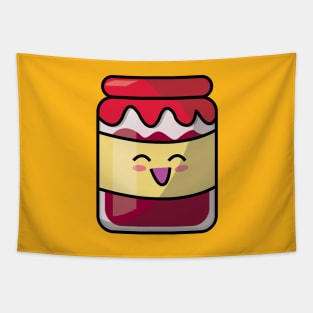 Happy Kawaii Jam Pot Tapestry