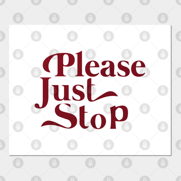 Baby Don T Stop Please Just Stop Nct U Nct Affiche Et Impression D Art Teepublic Fr