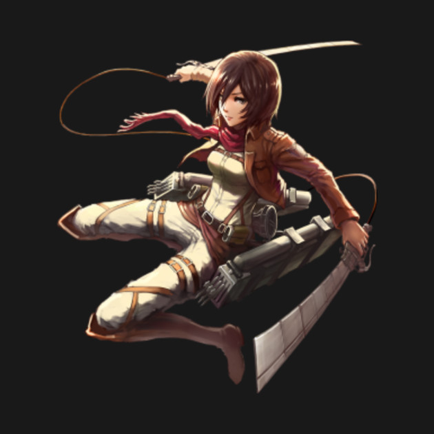 Disover mikasa mid air - Anime - T-Shirt