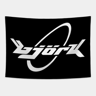 Bjork Vintage Logo Tapestry