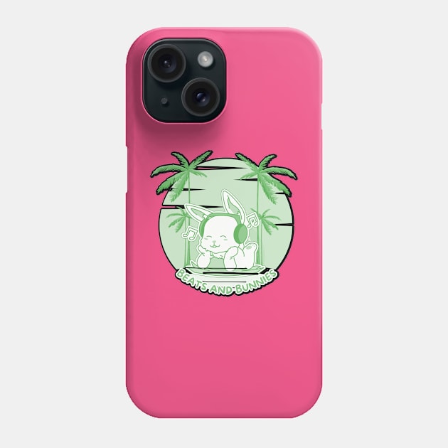 Beats and bunnies Phone Case by ICONIS