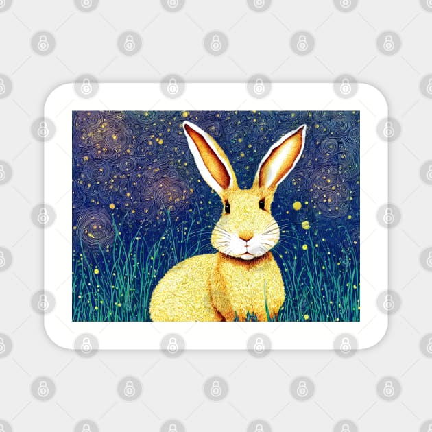 Sweet Rabbit Magnet by rachelboucher